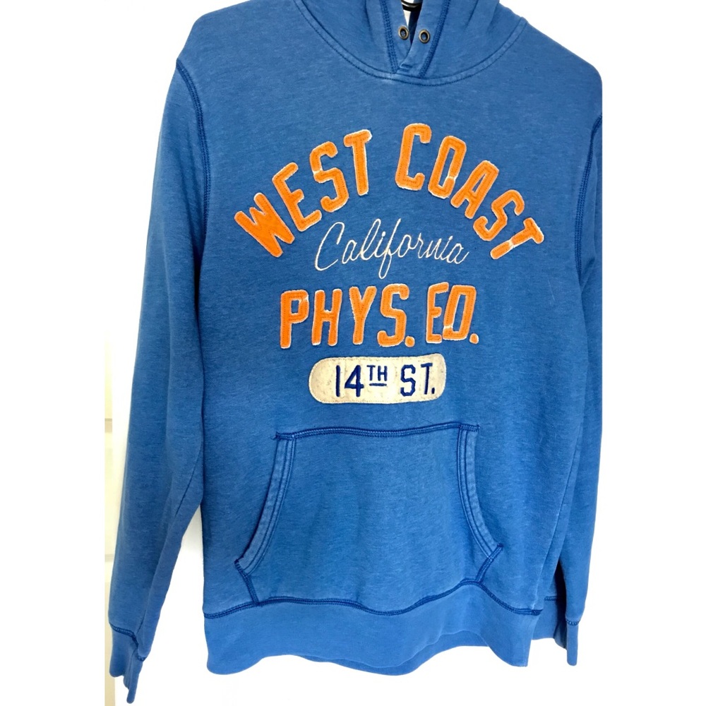 Blue Graphic Hoodie
